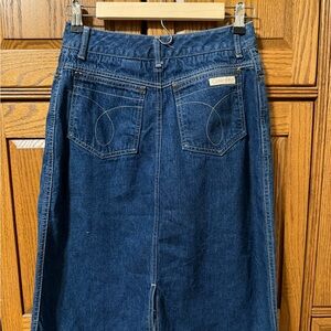 Vintage Calvin Klein Jean Skirt